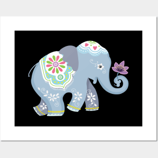 Cute Elephant Posters and Art